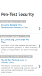 Mobile Screenshot of pentestsecurity.blogspot.com