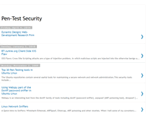 Tablet Screenshot of pentestsecurity.blogspot.com