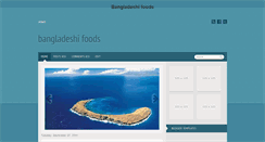 Desktop Screenshot of bangladeshifoods.blogspot.com