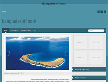 Tablet Screenshot of bangladeshifoods.blogspot.com