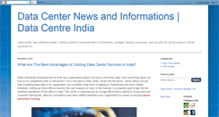 Desktop Screenshot of datacentreind.blogspot.com