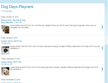 Tablet Screenshot of dogdaysplaycare.blogspot.com