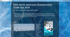 Desktop Screenshot of iodanorthamericans2010.blogspot.com