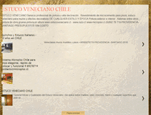 Tablet Screenshot of estucovenecianochile.blogspot.com