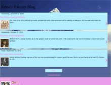 Tablet Screenshot of ericashistoryblog.blogspot.com