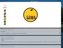 Tablet Screenshot of comamaisfruta.blogspot.com