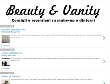 Tablet Screenshot of beauty-and-vanity.blogspot.com