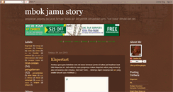 Desktop Screenshot of mbokjamustory.blogspot.com