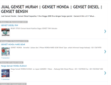 Tablet Screenshot of gensetbensin.blogspot.com