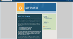 Desktop Screenshot of newlifeinnewzealand.blogspot.com