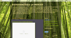 Desktop Screenshot of biodiversidadlamerced.blogspot.com