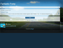 Tablet Screenshot of fantasticfooty.blogspot.com