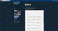 Desktop Screenshot of my-pianorocks.blogspot.com