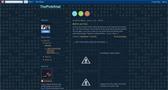 Desktop Screenshot of cassiethepinkkiwi.blogspot.com