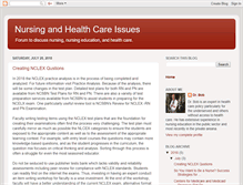 Tablet Screenshot of nursingandhealth.blogspot.com