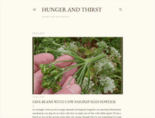 Tablet Screenshot of hungerandthirstforlife.blogspot.com