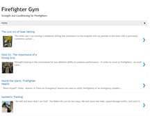 Tablet Screenshot of firefightergym.blogspot.com