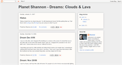 Desktop Screenshot of dreamscloudsandlava.blogspot.com