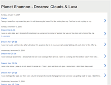 Tablet Screenshot of dreamscloudsandlava.blogspot.com