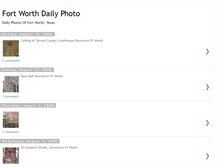 Tablet Screenshot of ftworthdailyphoto.blogspot.com