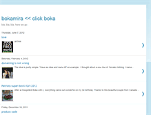 Tablet Screenshot of bokamira.blogspot.com