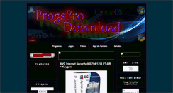 Desktop Screenshot of progsprodownload.blogspot.com