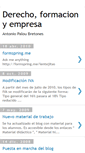 Mobile Screenshot of derechoformacionyempresa.blogspot.com