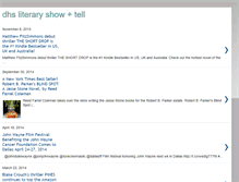 Tablet Screenshot of dhsliterary.blogspot.com
