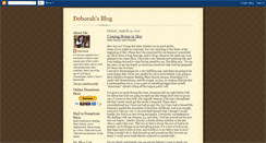 Desktop Screenshot of deborahinafrica.blogspot.com