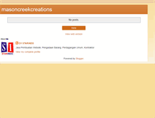 Tablet Screenshot of masoncreekcreations.blogspot.com