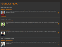 Tablet Screenshot of fumbolfreak.blogspot.com