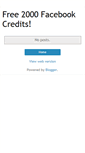 Mobile Screenshot of new2000credits.blogspot.com