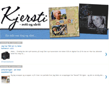 Tablet Screenshot of kjerstirettogslett.blogspot.com