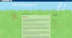 Desktop Screenshot of lifehappinessme.blogspot.com