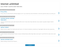 Tablet Screenshot of aksesinternet-unlimited.blogspot.com