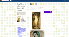 Desktop Screenshot of parroquia-nuestrasenoradelcarmen.blogspot.com