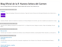 Tablet Screenshot of parroquia-nuestrasenoradelcarmen.blogspot.com