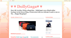 Desktop Screenshot of dollygaga.blogspot.com