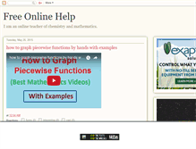 Tablet Screenshot of freeonlinehelpns.blogspot.com