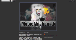 Desktop Screenshot of danzmusicmayhem.blogspot.com