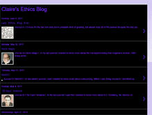 Tablet Screenshot of claire-ethics08.blogspot.com