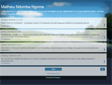 Tablet Screenshot of ndomba-ngoma.blogspot.com