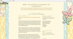 Desktop Screenshot of mrspoltenosgardenoflearning.blogspot.com