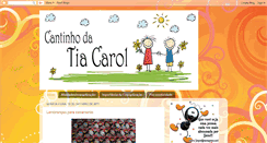 Desktop Screenshot of cantinhotiacarol.blogspot.com