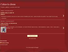 Tablet Screenshot of cakestodress.blogspot.com