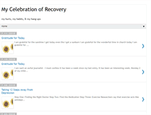 Tablet Screenshot of mycelebrationofrecovery.blogspot.com