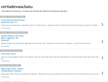 Tablet Screenshot of ceritadewasa3satu.blogspot.com