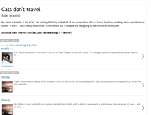 Tablet Screenshot of catsdonttravel.blogspot.com
