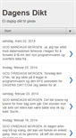 Mobile Screenshot of dagensdikt.blogspot.com