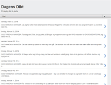 Tablet Screenshot of dagensdikt.blogspot.com